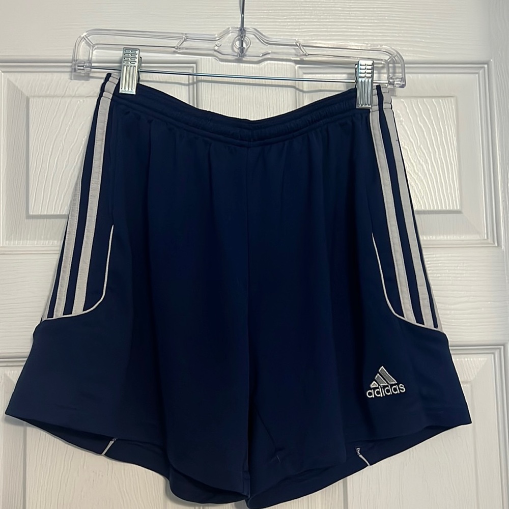 Women’s adidas soccer shorts with drawstring - size medium